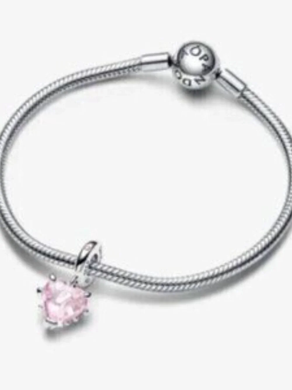 Pandora Pink Family Tree & Heart Dangle Charm